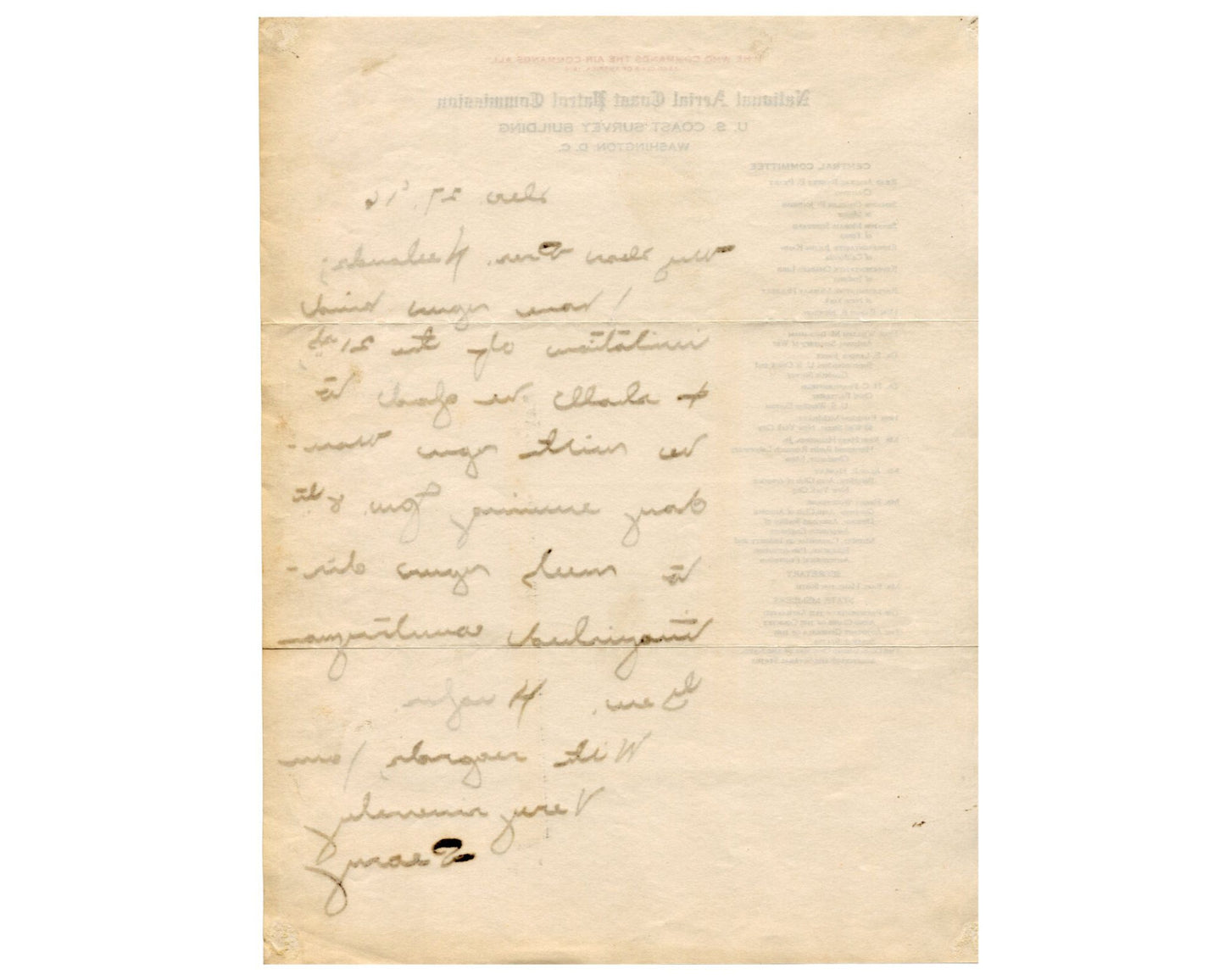 North Pole Explorer Robert E. Peary Signed Letter PSA Auto