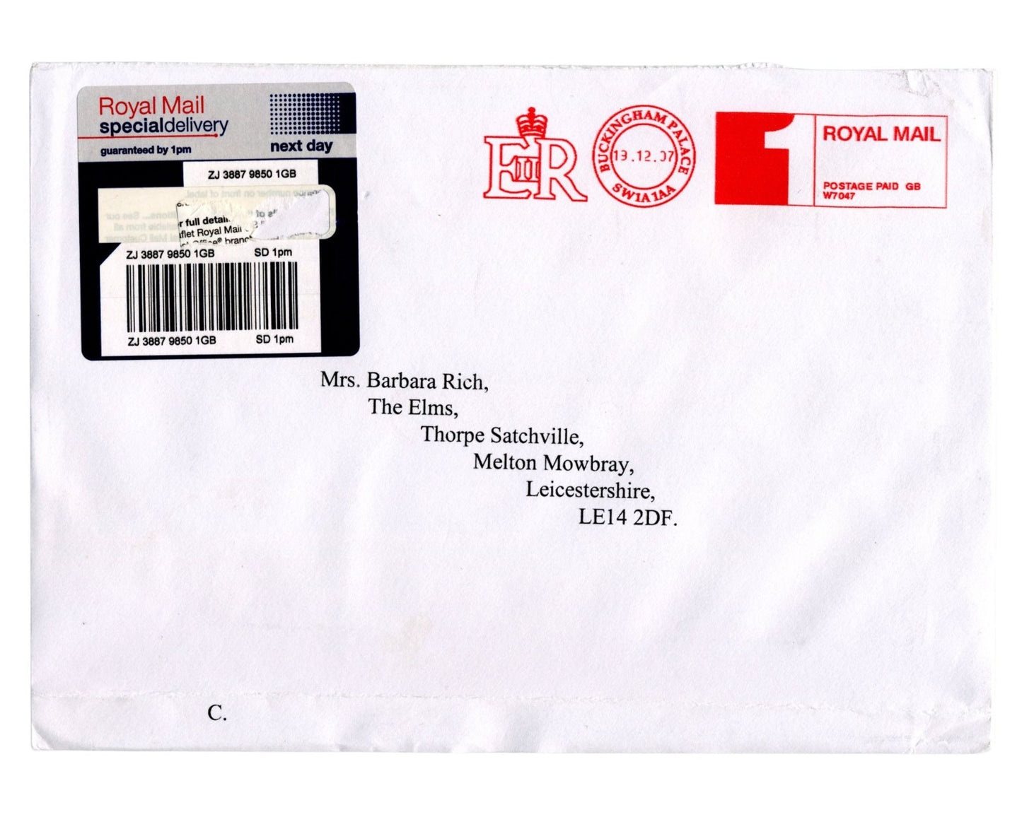 KING CHARLES III & QUEEN CONSORT CAMILLA Signed Christmas Card PSA Auto