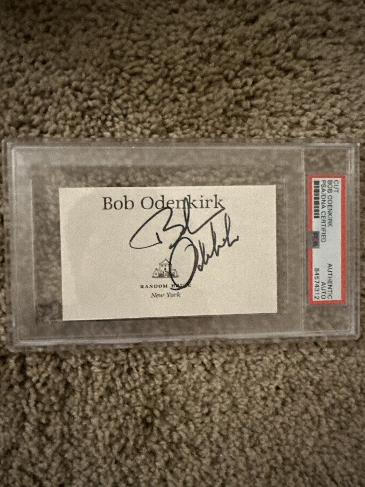 Bob Odenkirk BREAKING BAD & BETTER CALL SAUL Signed Cut PSA Auto