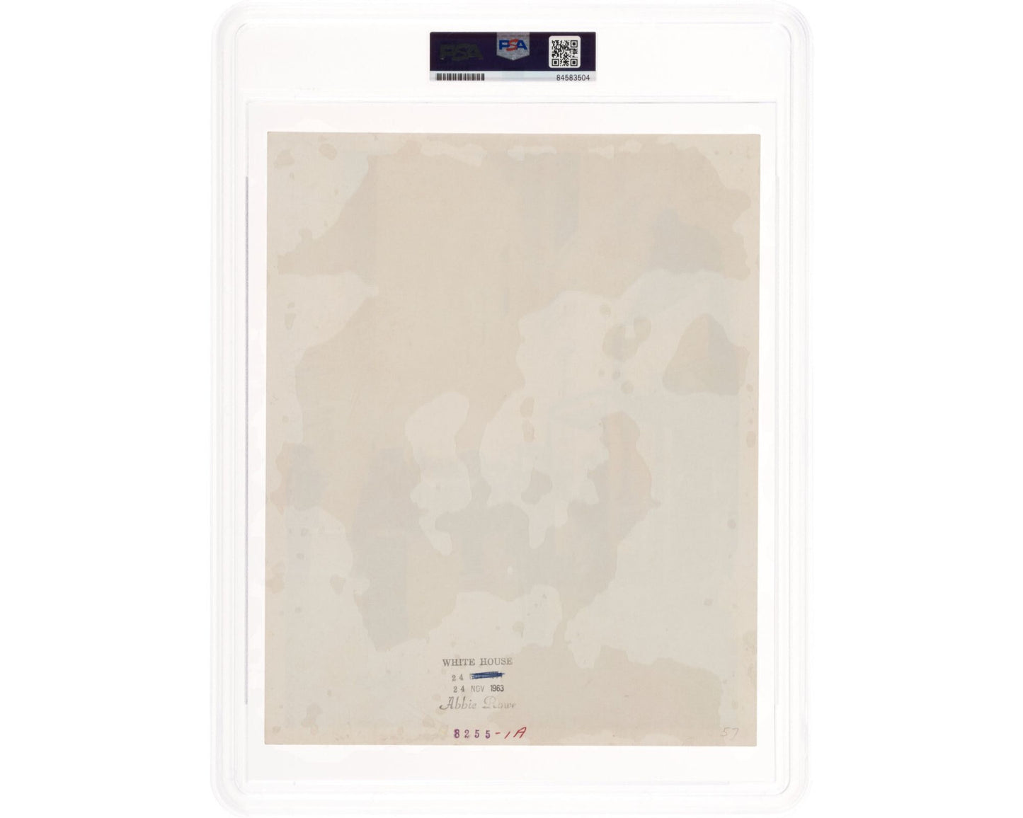 JFK Funeral: Jackie, RFK, John Jr. & Caroline Kennedy PSA Type 1 Photograph