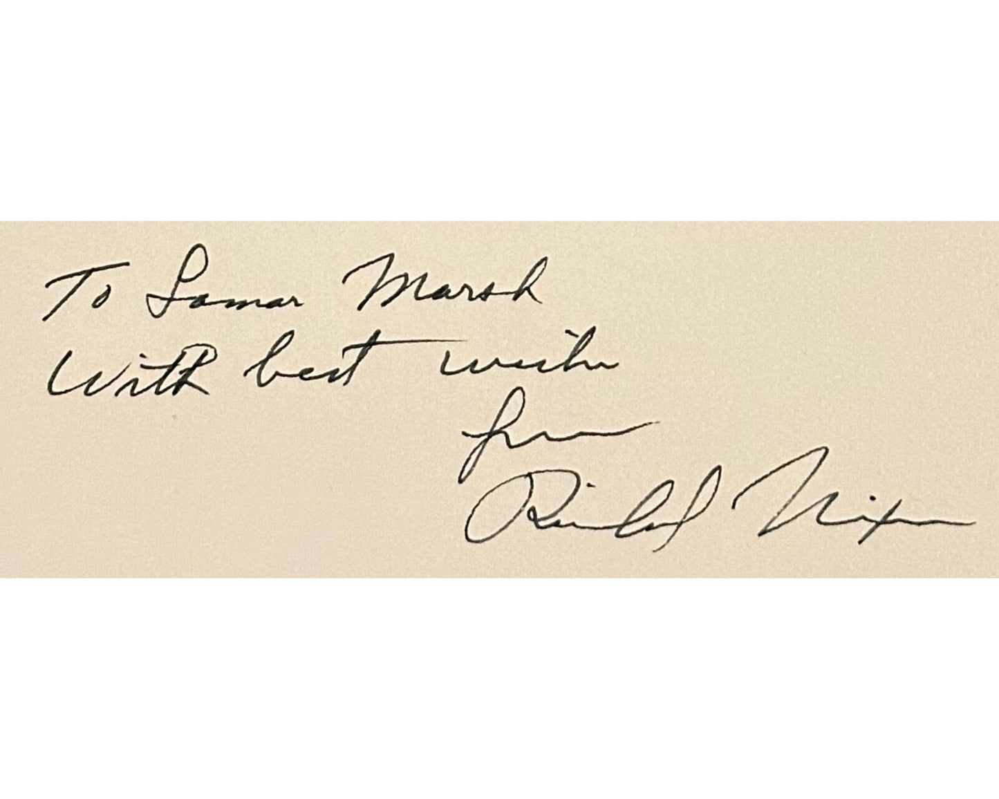 President Richard Nixon Signed Photograph - Gorgeous & Bold Example w/ JSA LOA