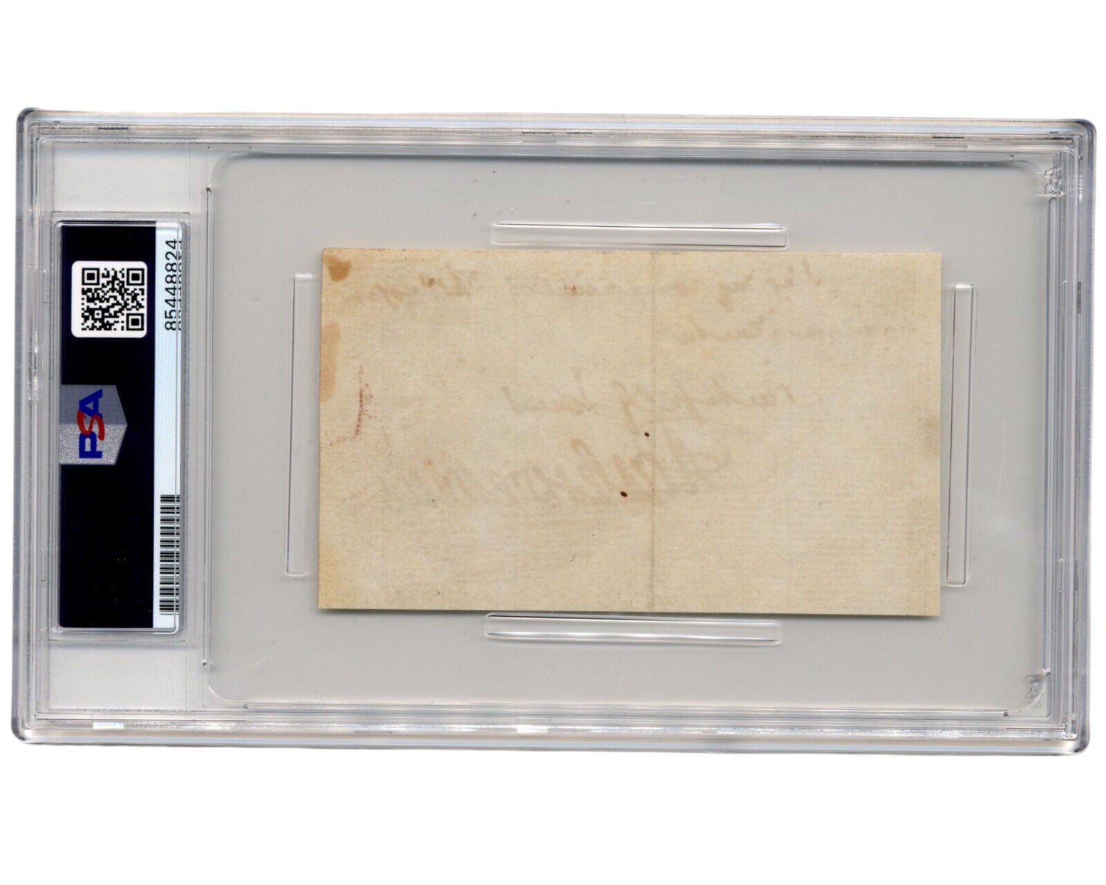 Charles Dickens signed autograph 3x4 cut Novelist: A Christmas Carol PSA Slabbed