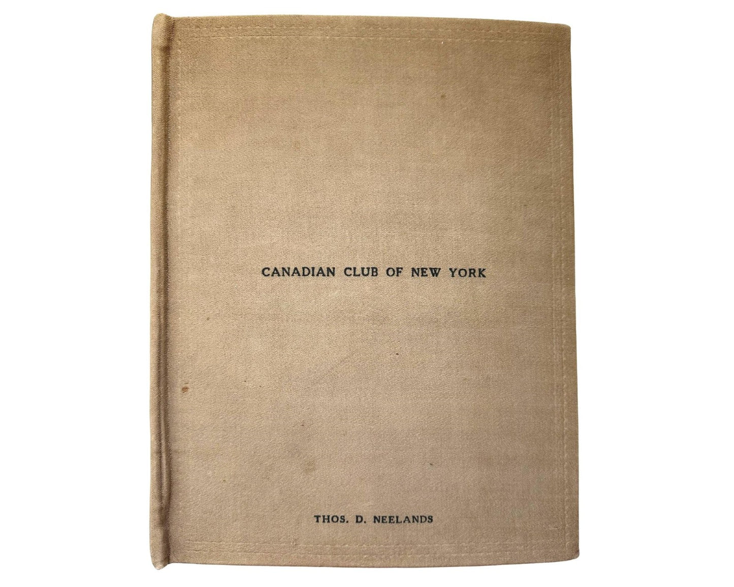 President T. Roosevelt Taft & 190+ Notables Signed Canadian Club Autograph Album