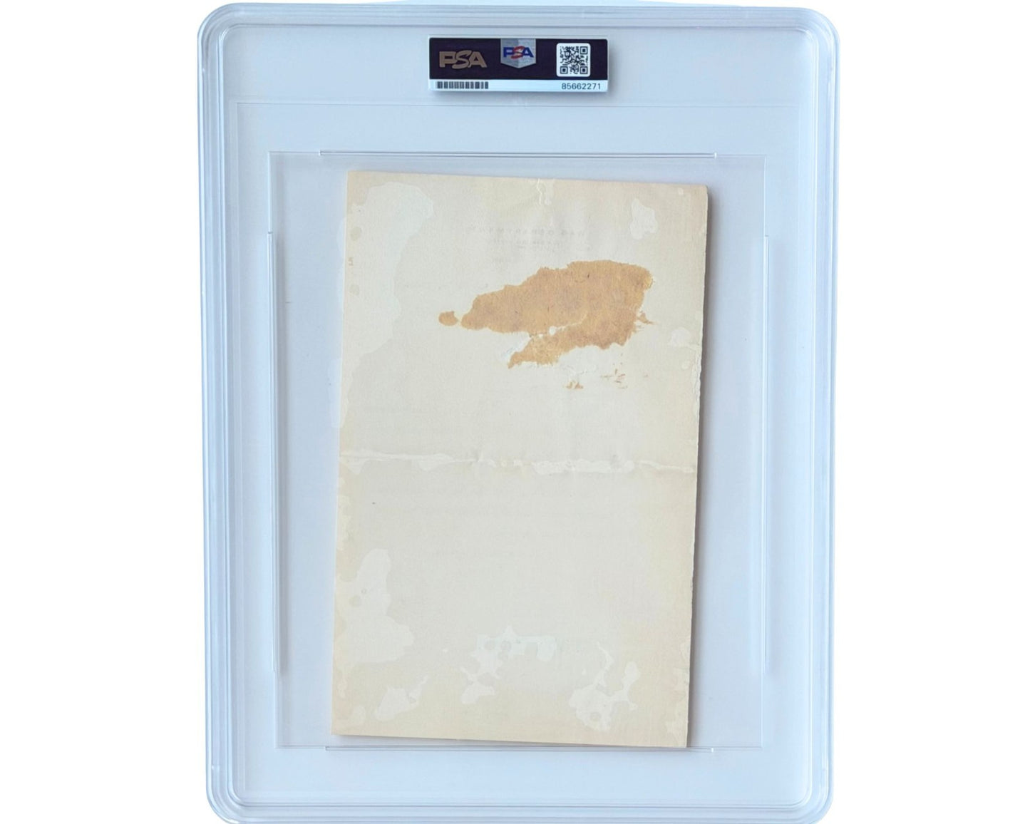 President William Taft "What I liked was the celery" Signed Letter PSA Auto