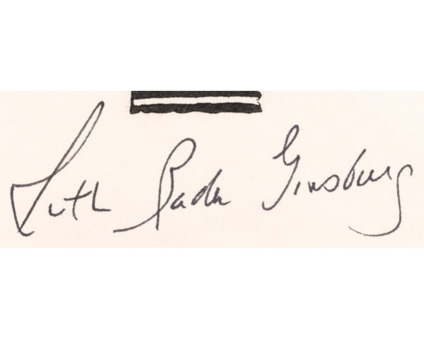Supreme Court Justice Ruth Bader Ginsburg Signed First Day Cover JSA - Gorgeous!