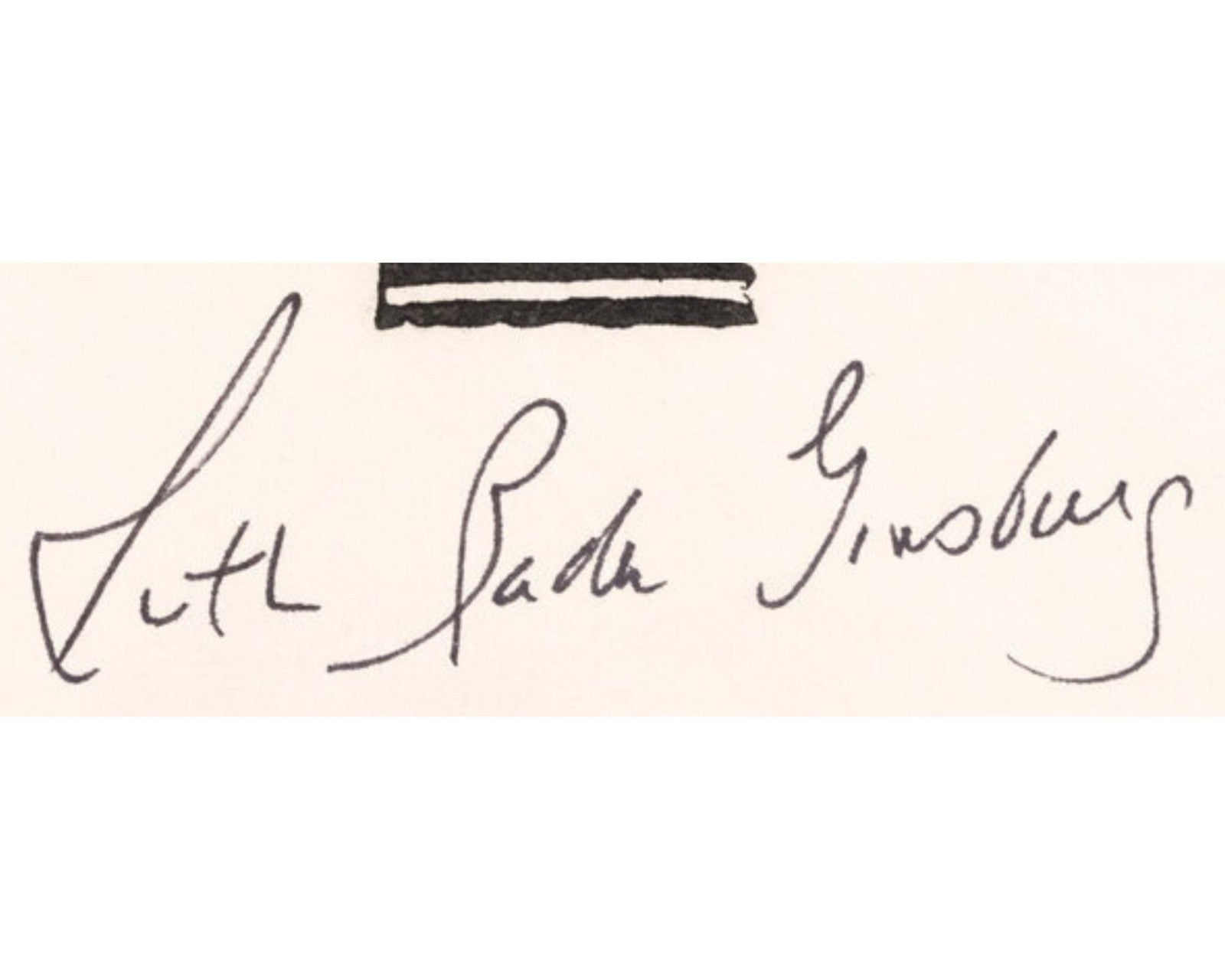Supreme Court Justice Ruth Bader Ginsburg Signed First Day Cover JSA - Gorgeous!