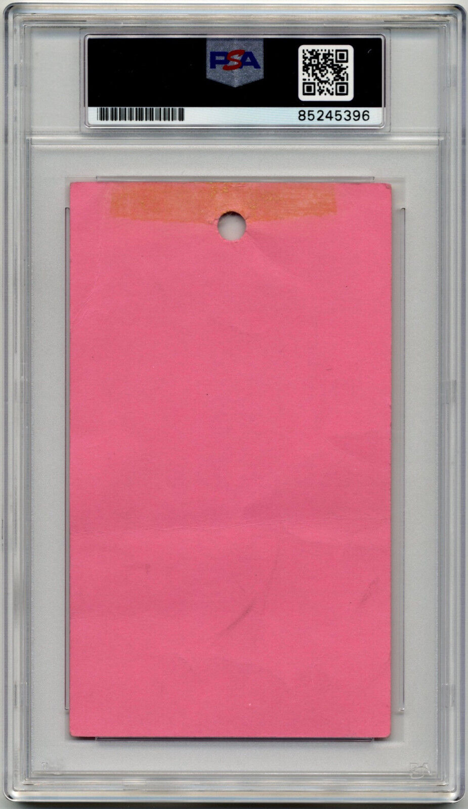 Ronald Reagan Signed NYC Press Badge/Ticket From an Interesting Day! PSA Mint 9