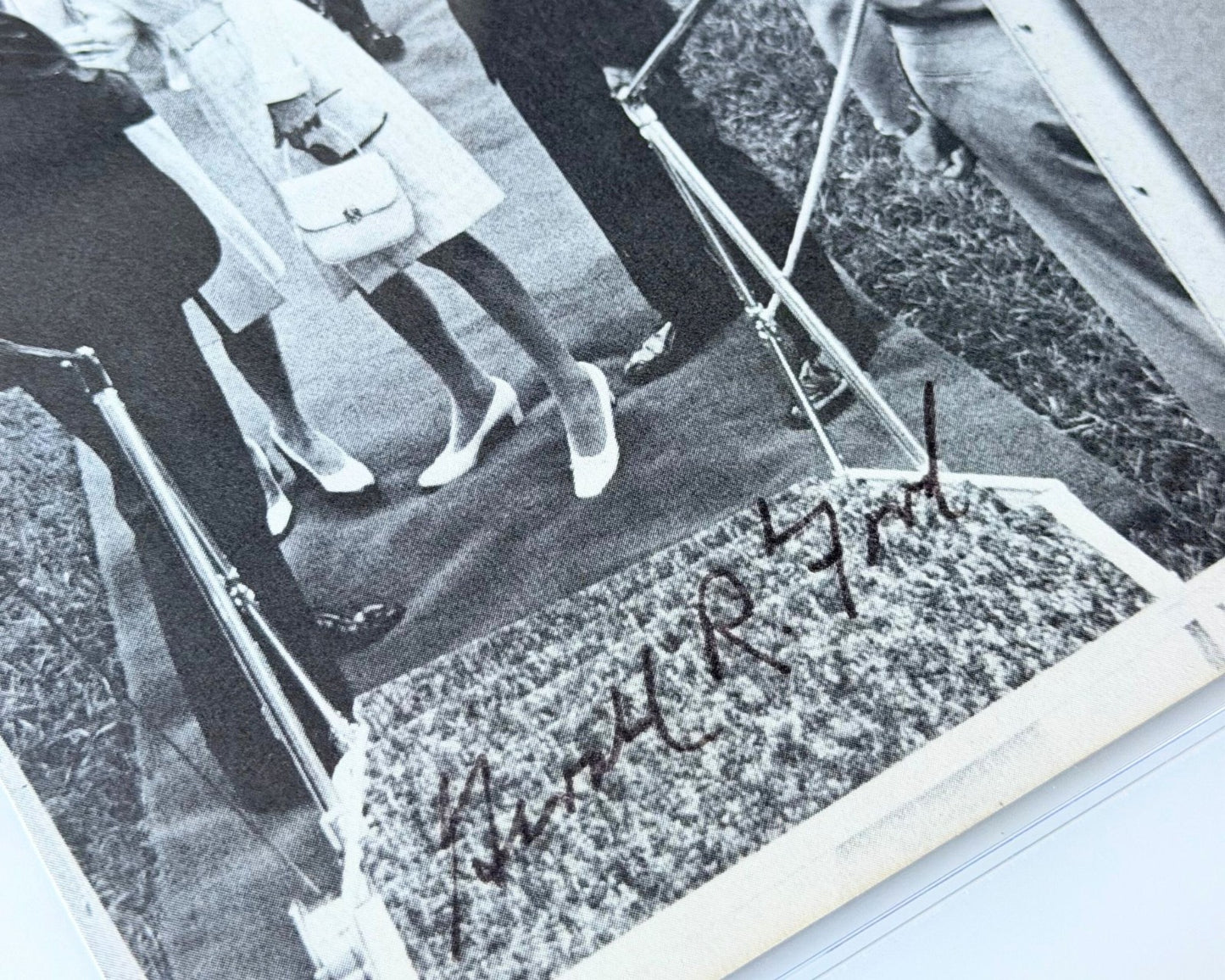 Iconic President Gerald Ford Signed Nixon White House Departure Photo PSA Mint 9