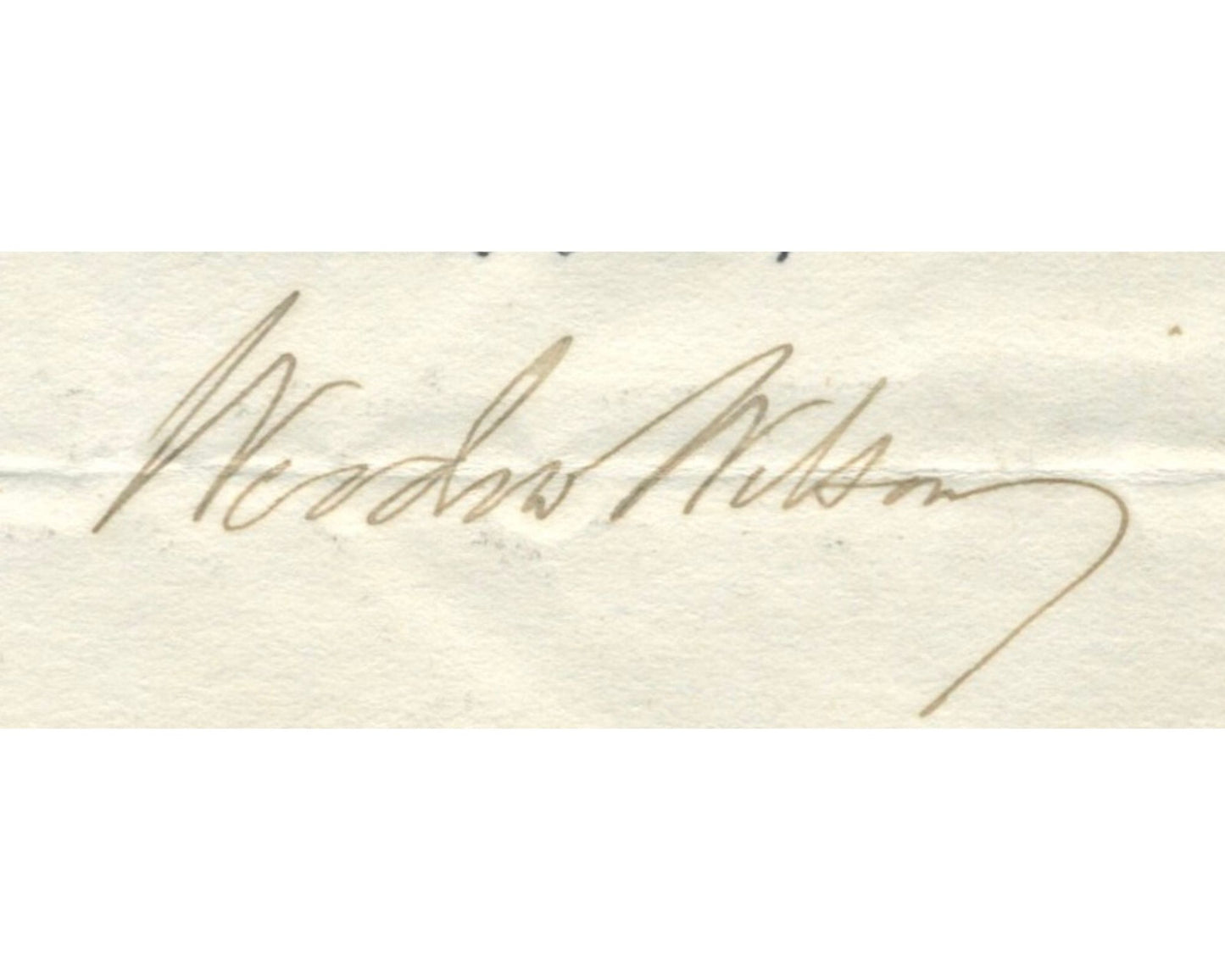 President Woodrow Wilson Signed White House Letter as Pres. PSA - Bold Auto!
