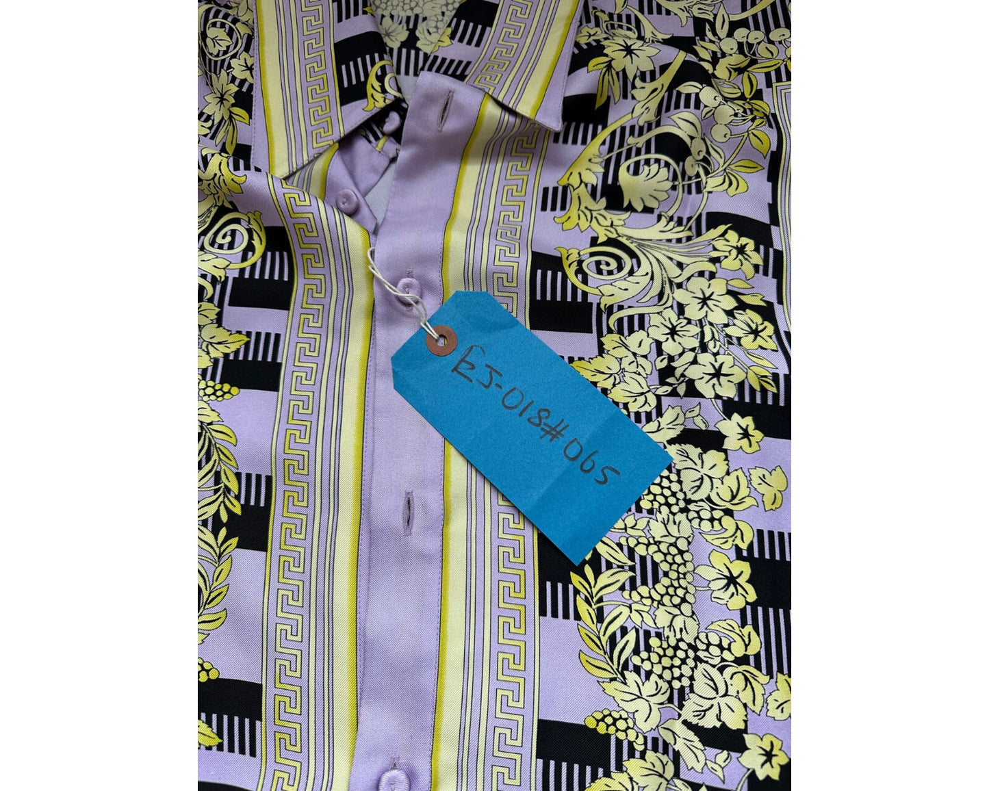 Elton John Personally Owned Gianni Versace Silk Shirt Ex. Christies