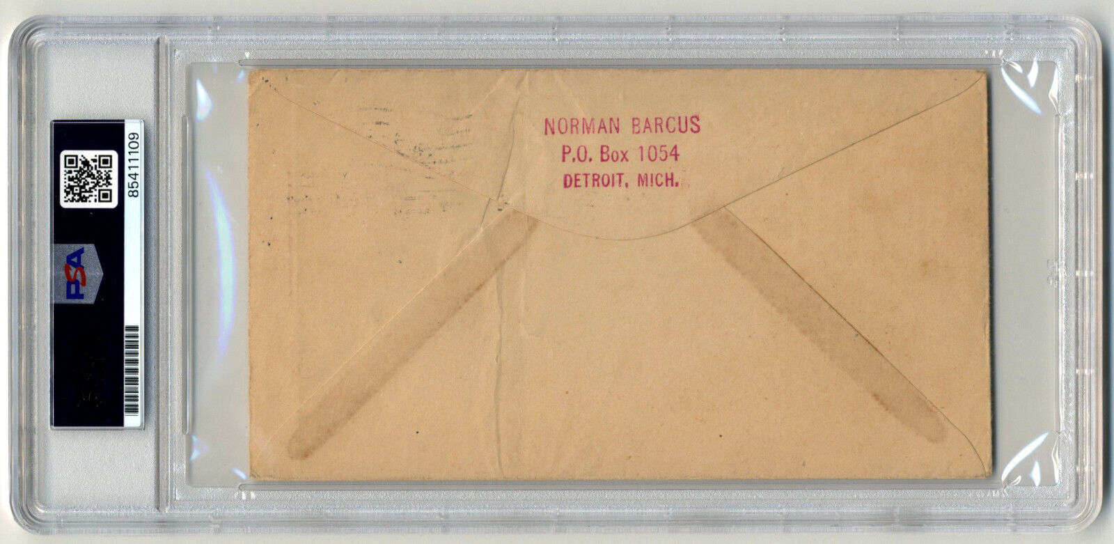 President FRANKLIN D. ROOSEVELT & SARA ROOSEVELT Rare Olympics Signed FDC PSA