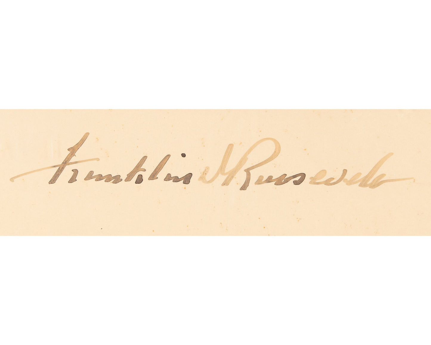 President Franklin Roosevelt Signed Harris & Ewing Photograph PSA Auto
