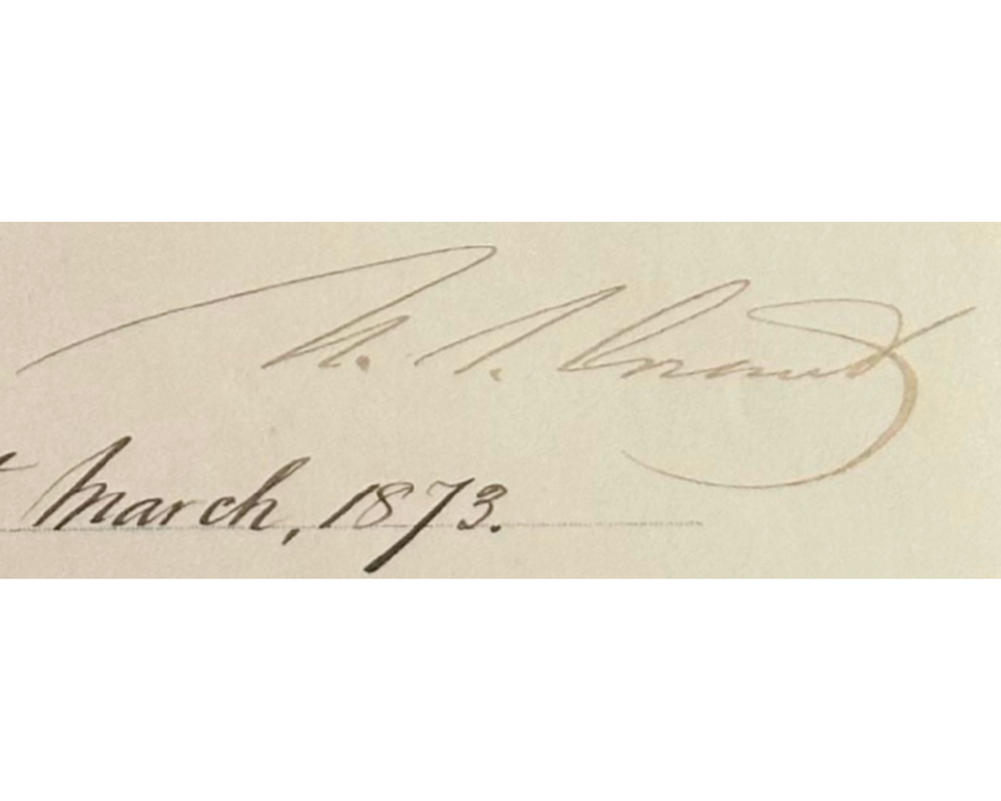 US Grant signature