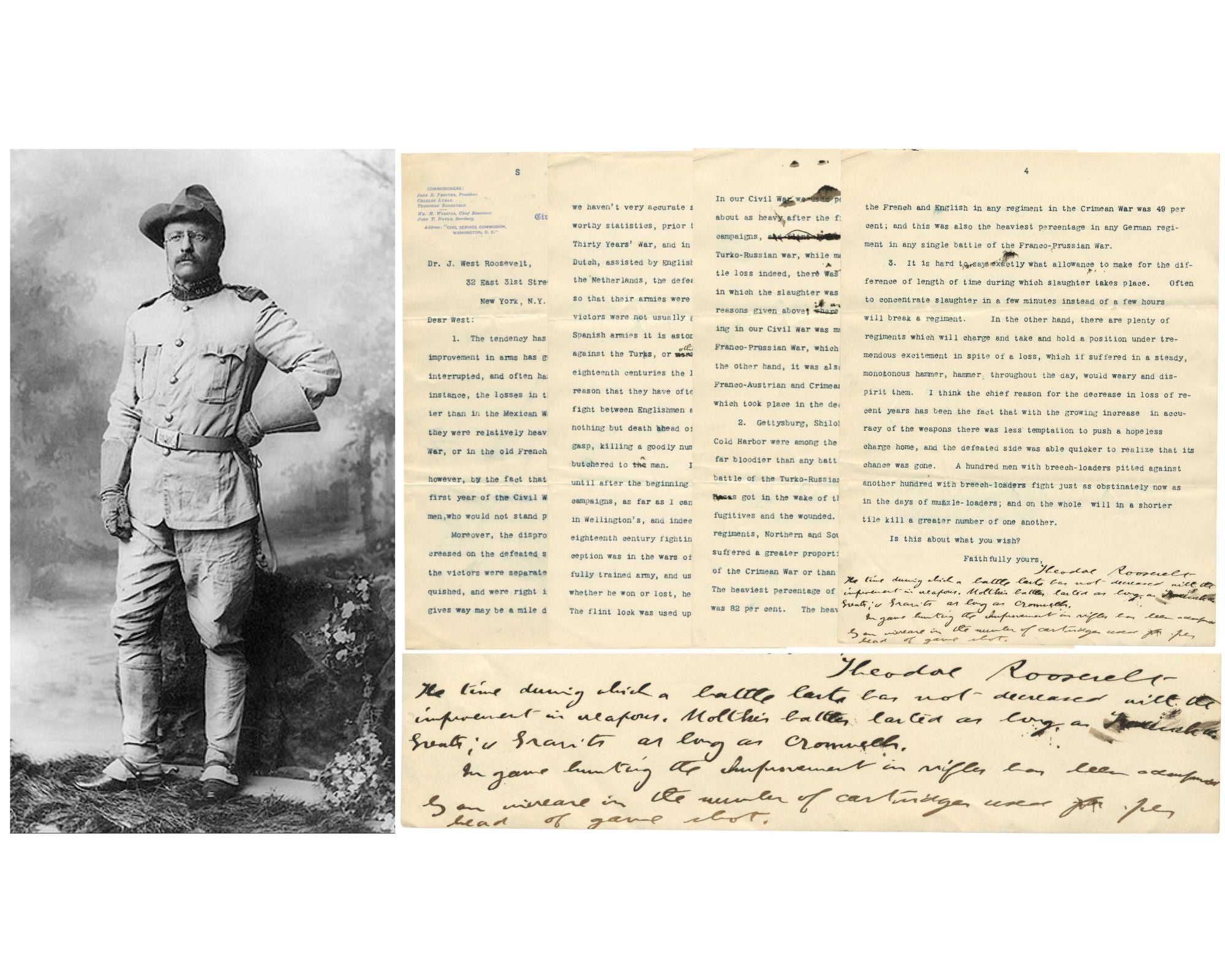First Charge Letter Roosevelt Before the Charge: A Remarkable 1895 Letter That Foreshadowe ...