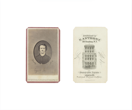 The Haunting Legacy of Edgar Allan Poe: A Rare Brady CDV Emerges from the Shadows