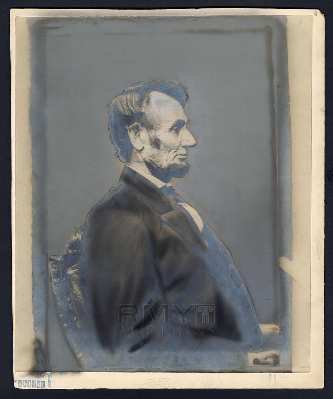 Lincoln’s “Penny Pose” by Brady in Rare Oversize Format: A Rare Frederick H. Meserve Treasure