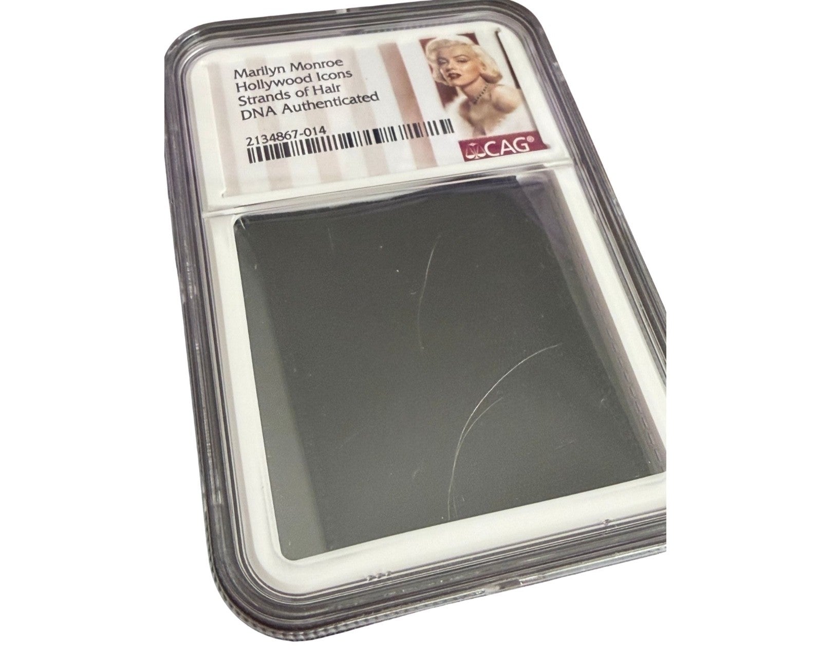 Marilyn Monroe DNA Authenticated Strands of Hair, Used to Find Father! CAG