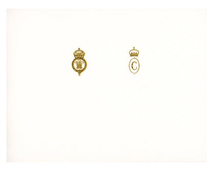 KING CHARLES III & QUEEN CONSORT CAMILLA Signed Christmas Card PSA Auto