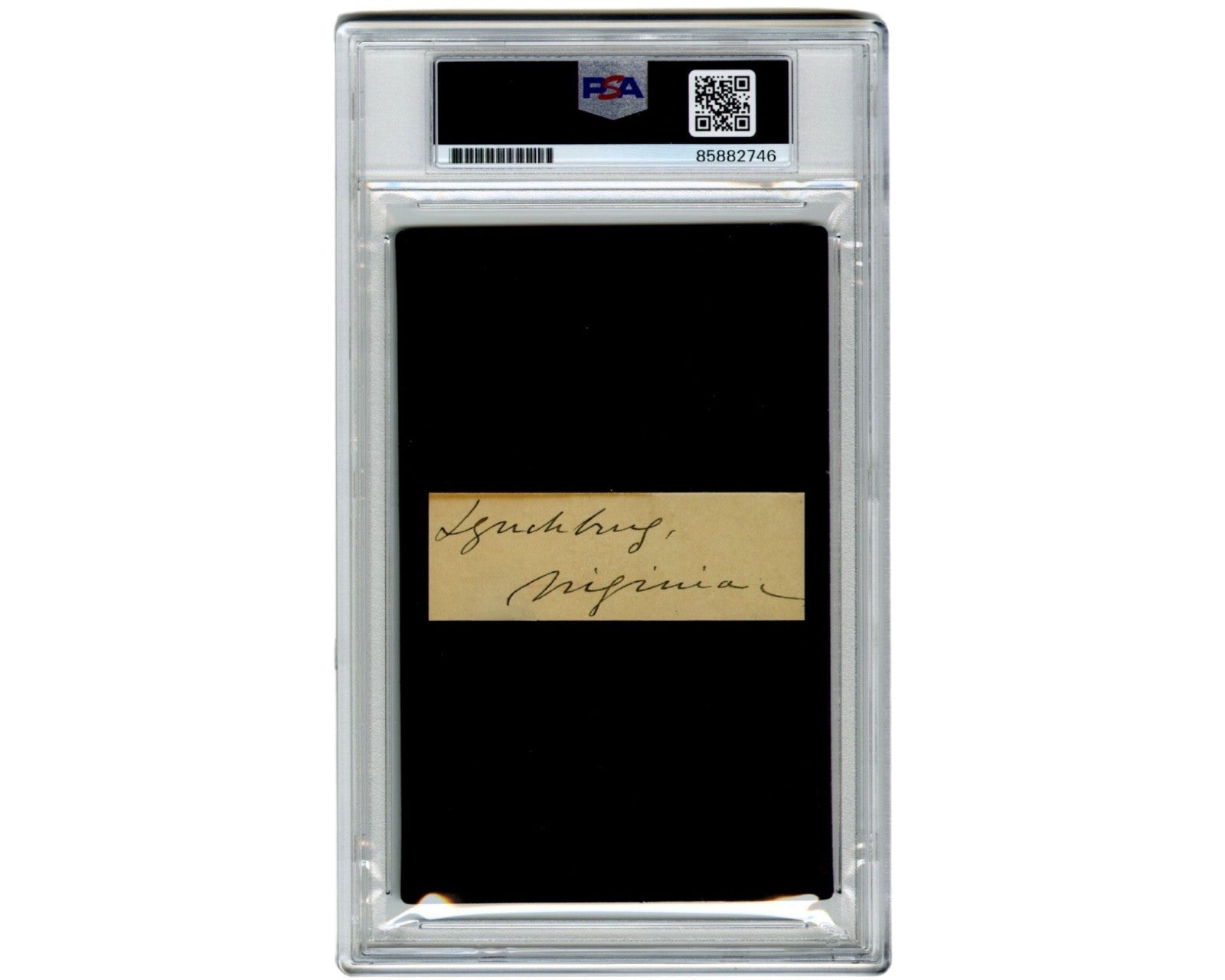 Civil War Confederate General Jubal Early Bold Signed Cut Display PSA Auto