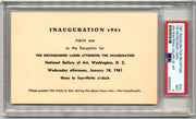 President John F. Kennedy Inauguration "Distinguished Ladies" Ticket PSA 9 Pop 2