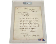 Lincoln's Sec. Navy GIDEON WELLES PSA Signed Civil War Telegram -Navy Complaints