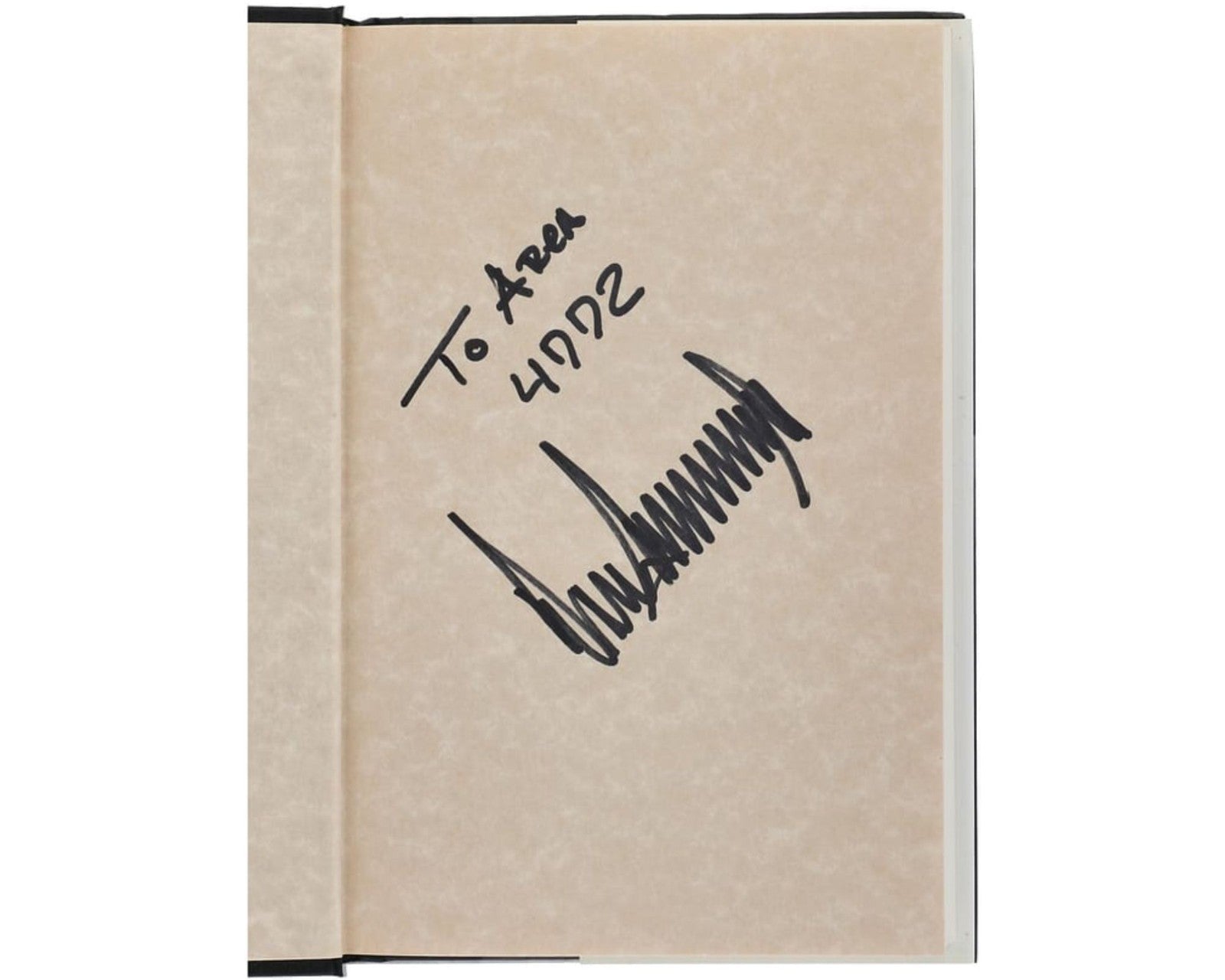 President Donald Trump Signed "The Art of the Comeback" BAS Auto - Fitting Copy!