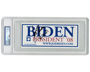 President Joe Biden "For President" Signed Bumper Sticker PSA Auto