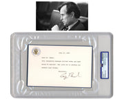 President George H.W. Bush Signed Hand Written Letter on VP Stationary PSA