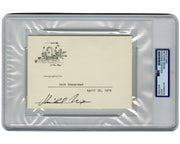 President Richard Nixon Signed La Casa Pacifica Postcard PSA Auto
