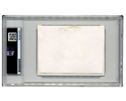 President Ronald Reagan Boldly Signed Presidential Post-It Note PSA Auto