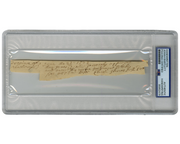 Declaration of Independence Signer Josiah Bartlett Handwritten Exerpt PSA