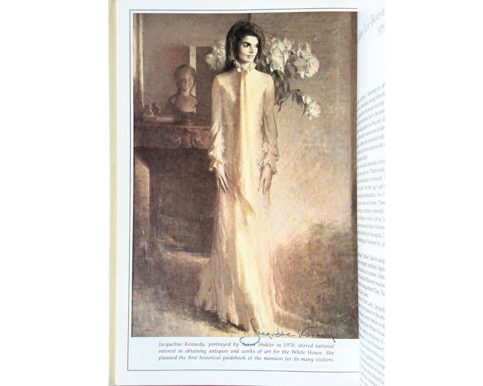 First Ladies Jacqueline Kennedy, Nancy Reagan, Pat Nixon Signed Book PSA Mint 9