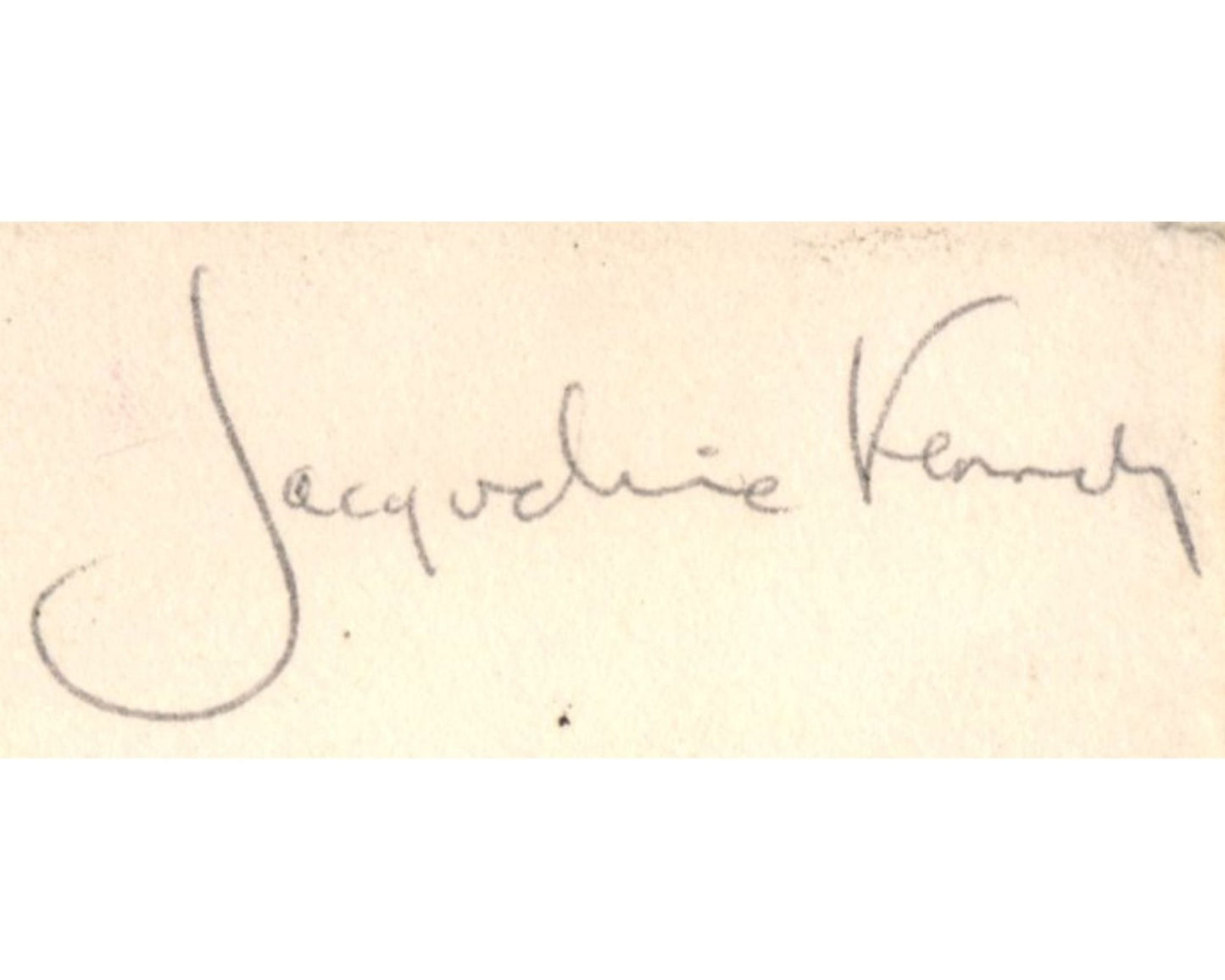First Lady Jacqueline "Jackie" Kennedy Signed "Camelot Themed" Free Frank PSA