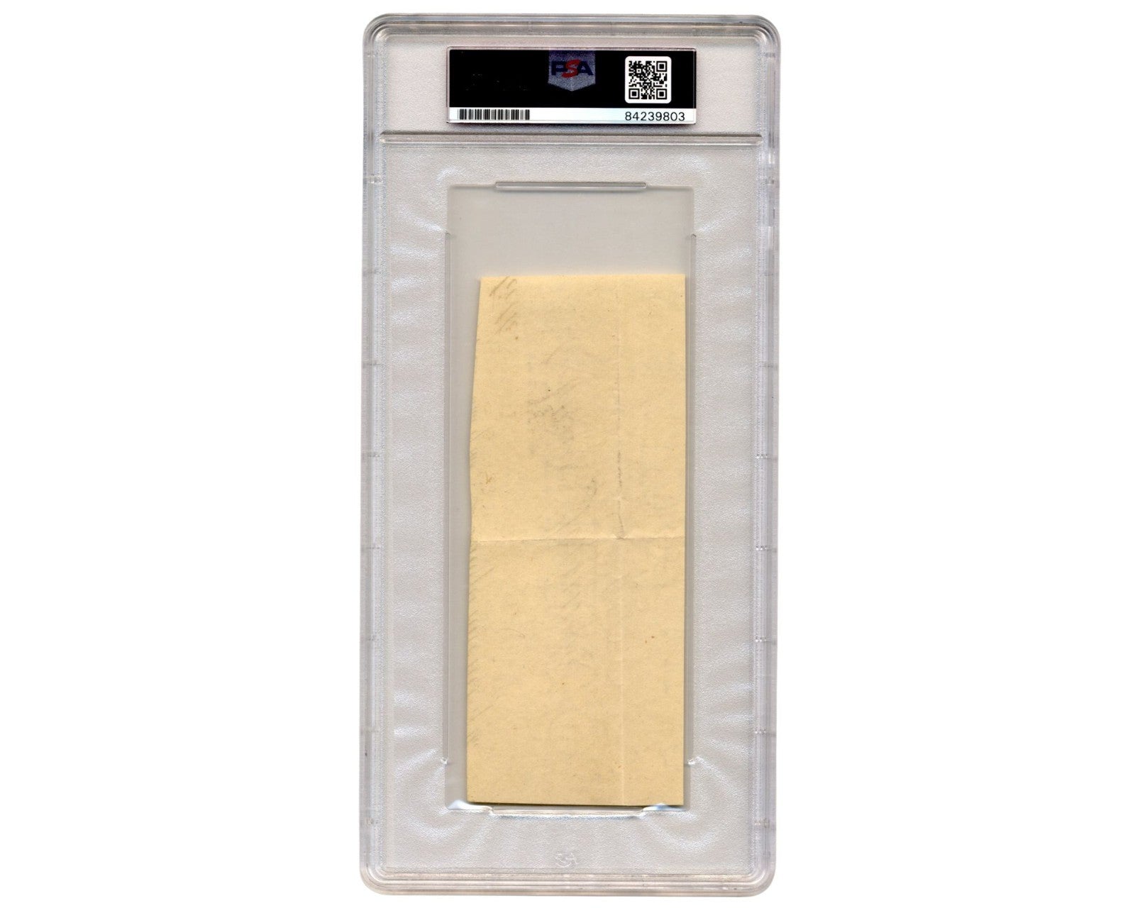 President Andrew Johnson Boldly Signed Cut Autograph, Likely as Pres! PSA Auto