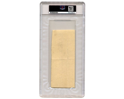 President Andrew Johnson Boldly Signed Cut Autograph, Likely as Pres! PSA Auto