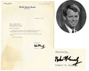 Senator Robert F. Kennedy Signed Letter Autograph JSA Bold Auto! "10 Quality?"