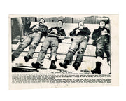 Antique Later Print Photo of Dalton Gang after Coffeyville Raid ex. Tackett