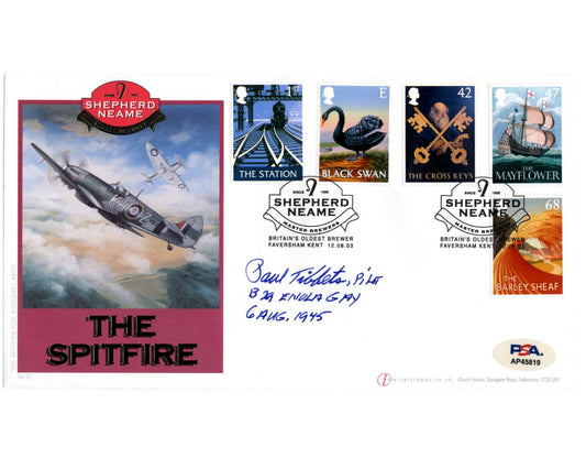 PAUL TIBBETS Signed First Day Cover - Pilot Dropped Bomb on Hiroshima PSA HOLO