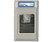 Gabby Harnett Signed HOF Plaque Cut PSA Auto