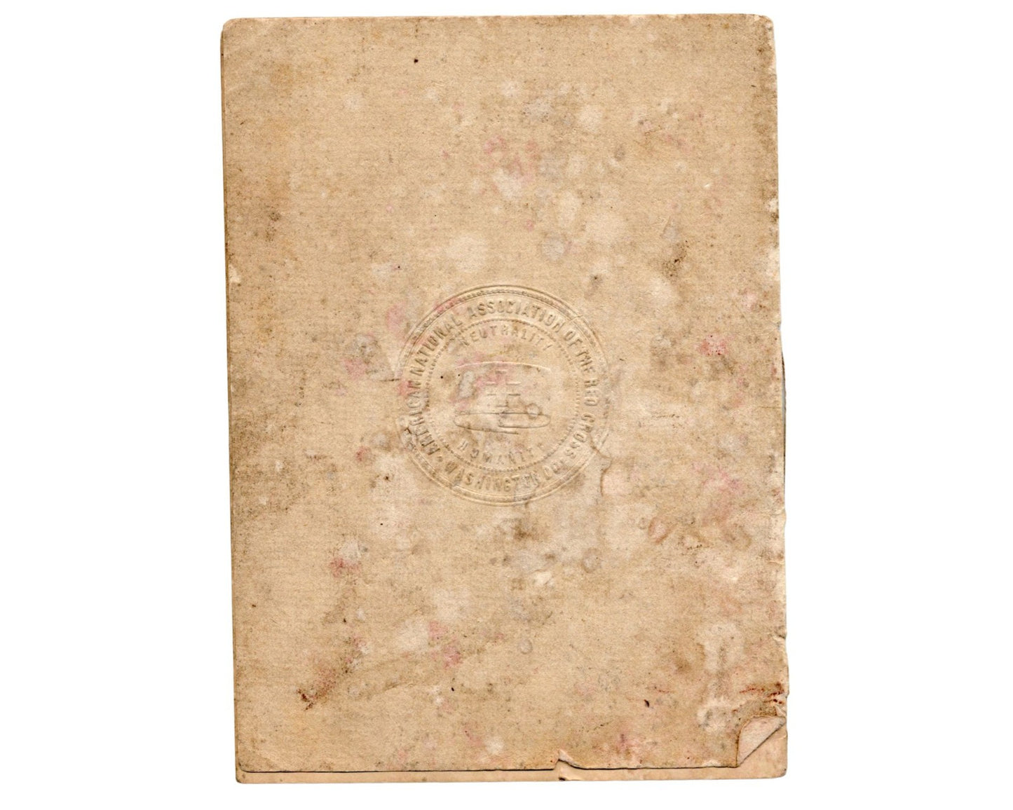 Clara Barton Gifts Red Cross Memento in Signed Note to Family Confidant PSA Auto