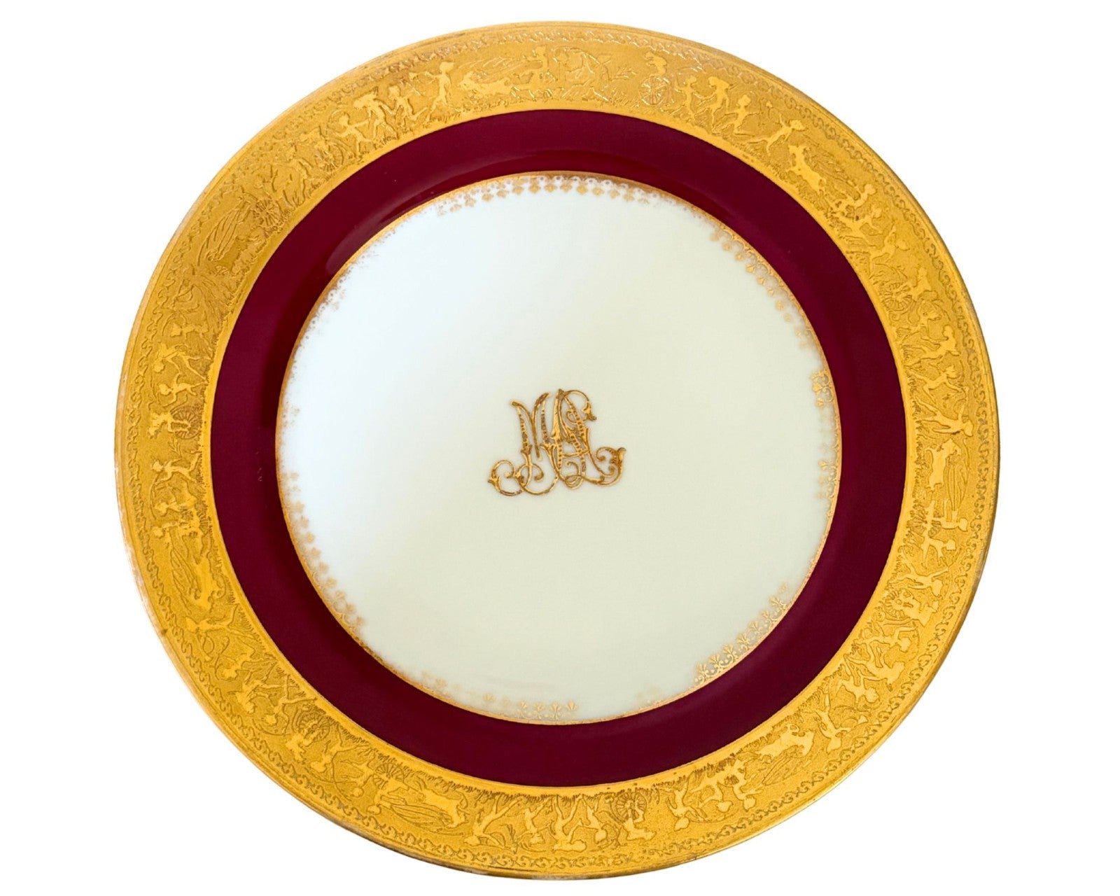 Meyer Lansky's Gorgeous Photo Matched "ML" Plate Ex. Lansky Grandson