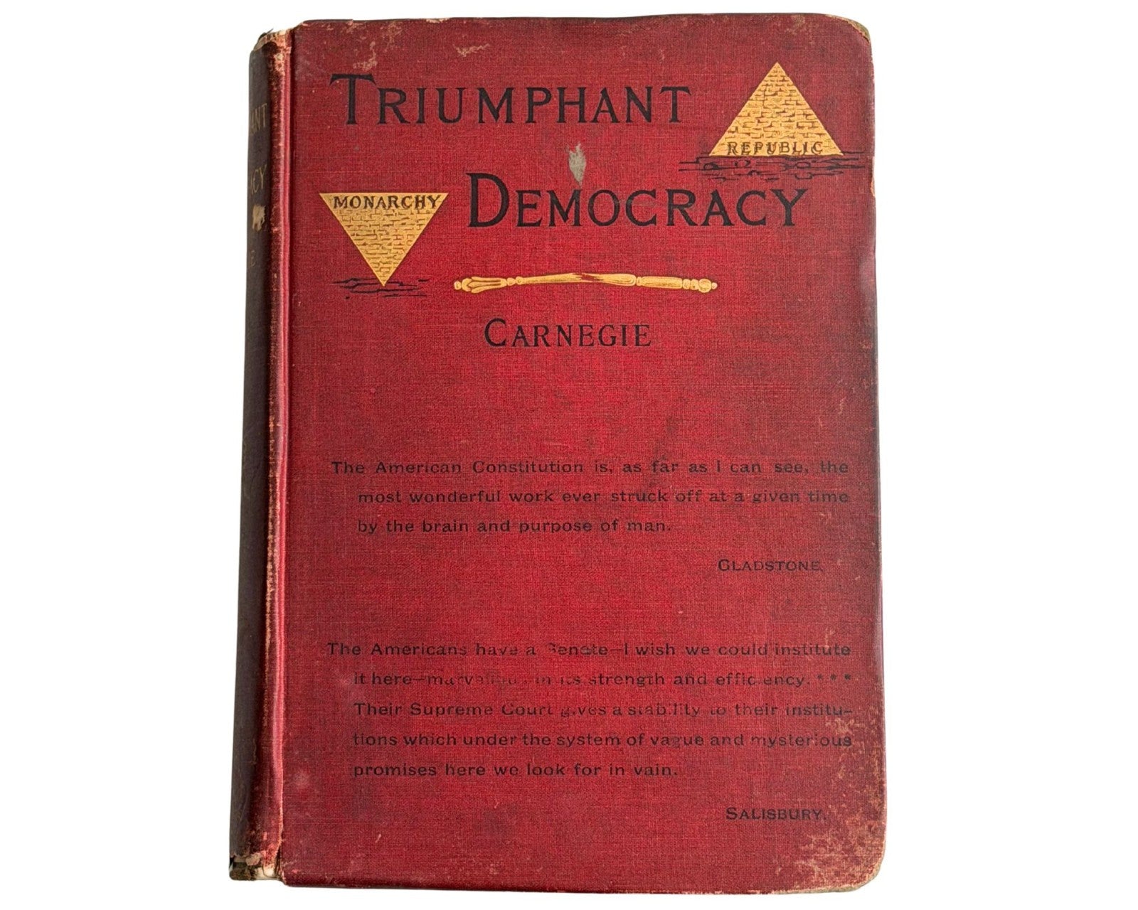 Andrew Carnegie Sends Inscribed Presentation Copy Book w/ Signed Letter PSA Auto