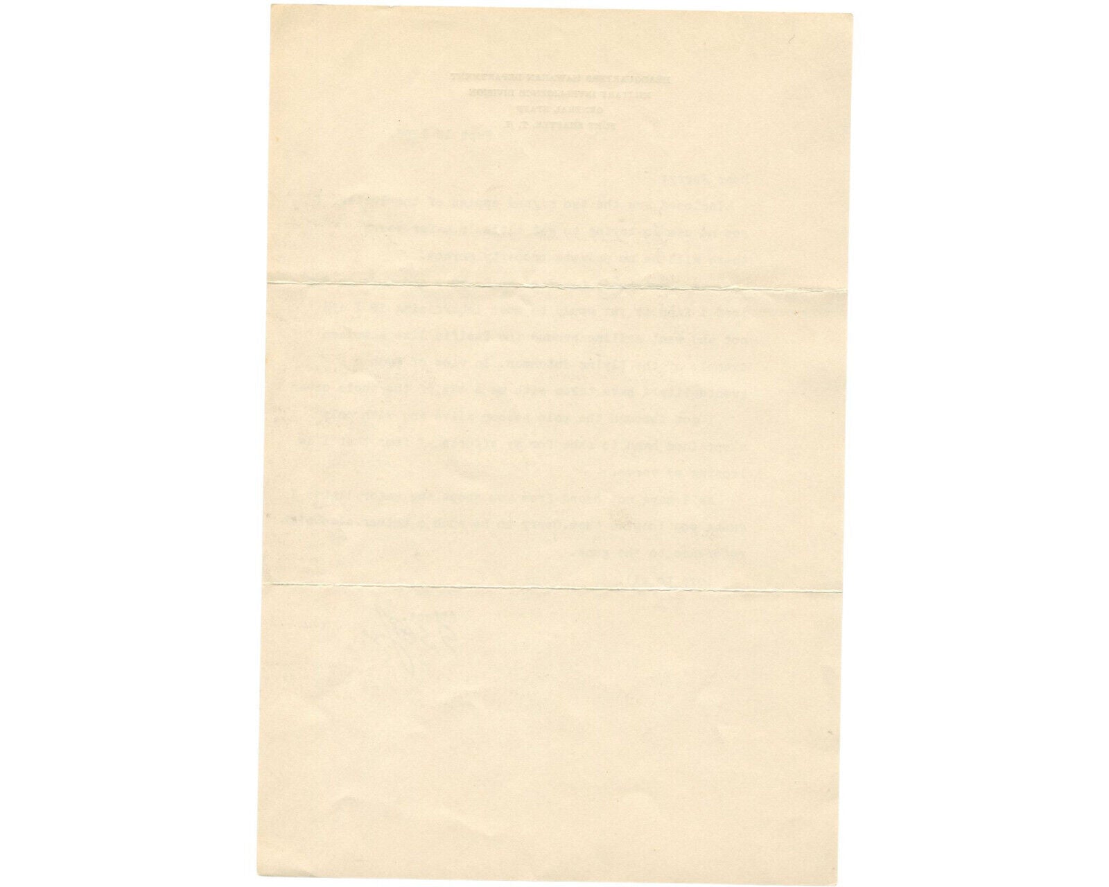 General George S. Patton Signed Letter on Guns! Sent from Hawaii Base!