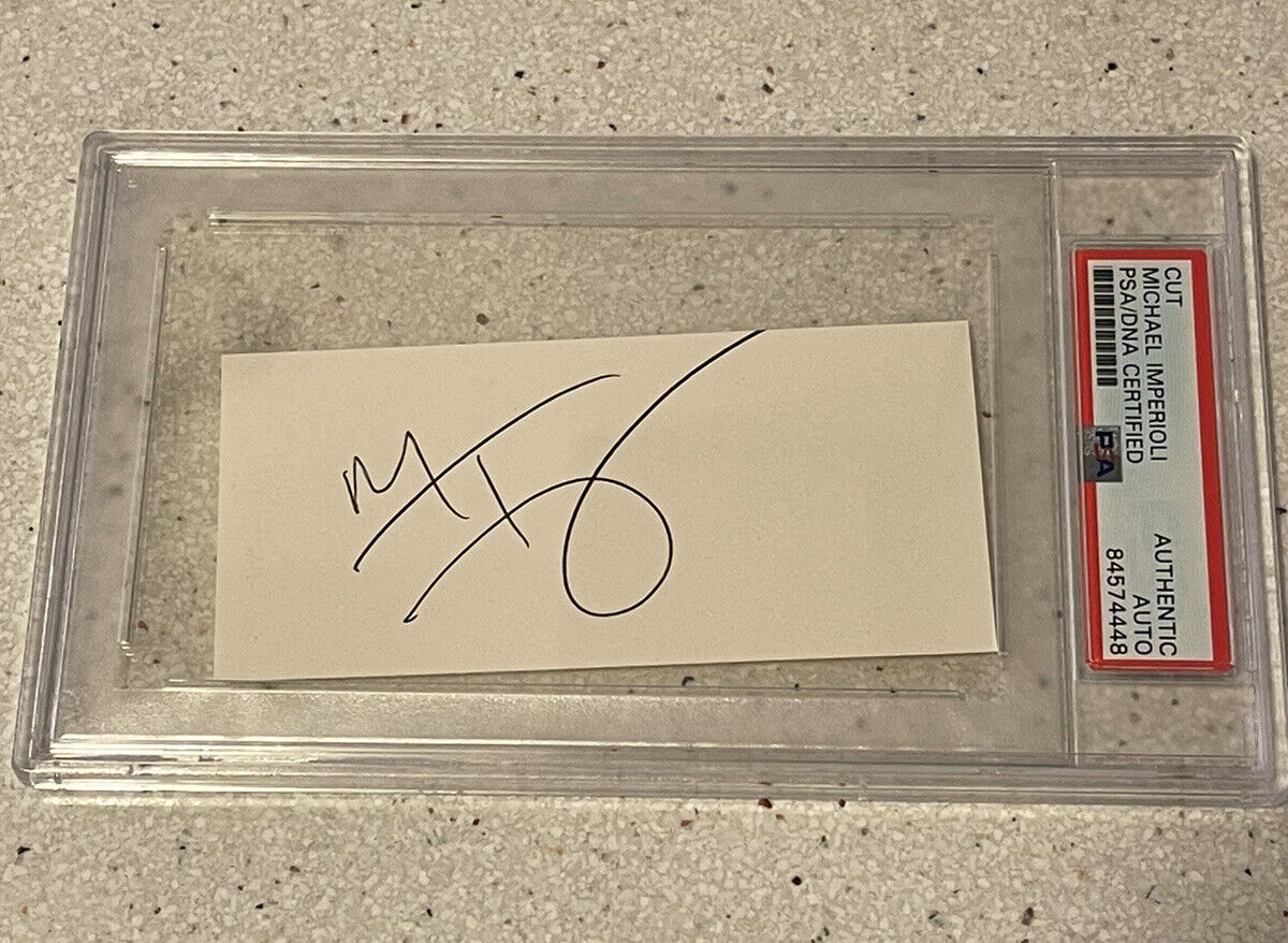 MICHAEL IMPERIOLI SOPRANOS SIGNED CUT  PSA/DNA COA