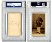 Rare Union Civil War General Benjamin Butler Signed CDV PSA Auto - Gorgeous