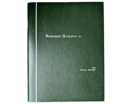 Warren Buffett Signed Berkshire Hathaway Annual Report JSA - The Best Buffett!