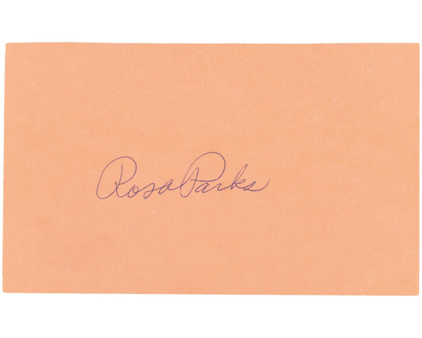 Civil Rights Icon Rosa Parks Signed Mugshot Matte Display! Bold Auto! JSA