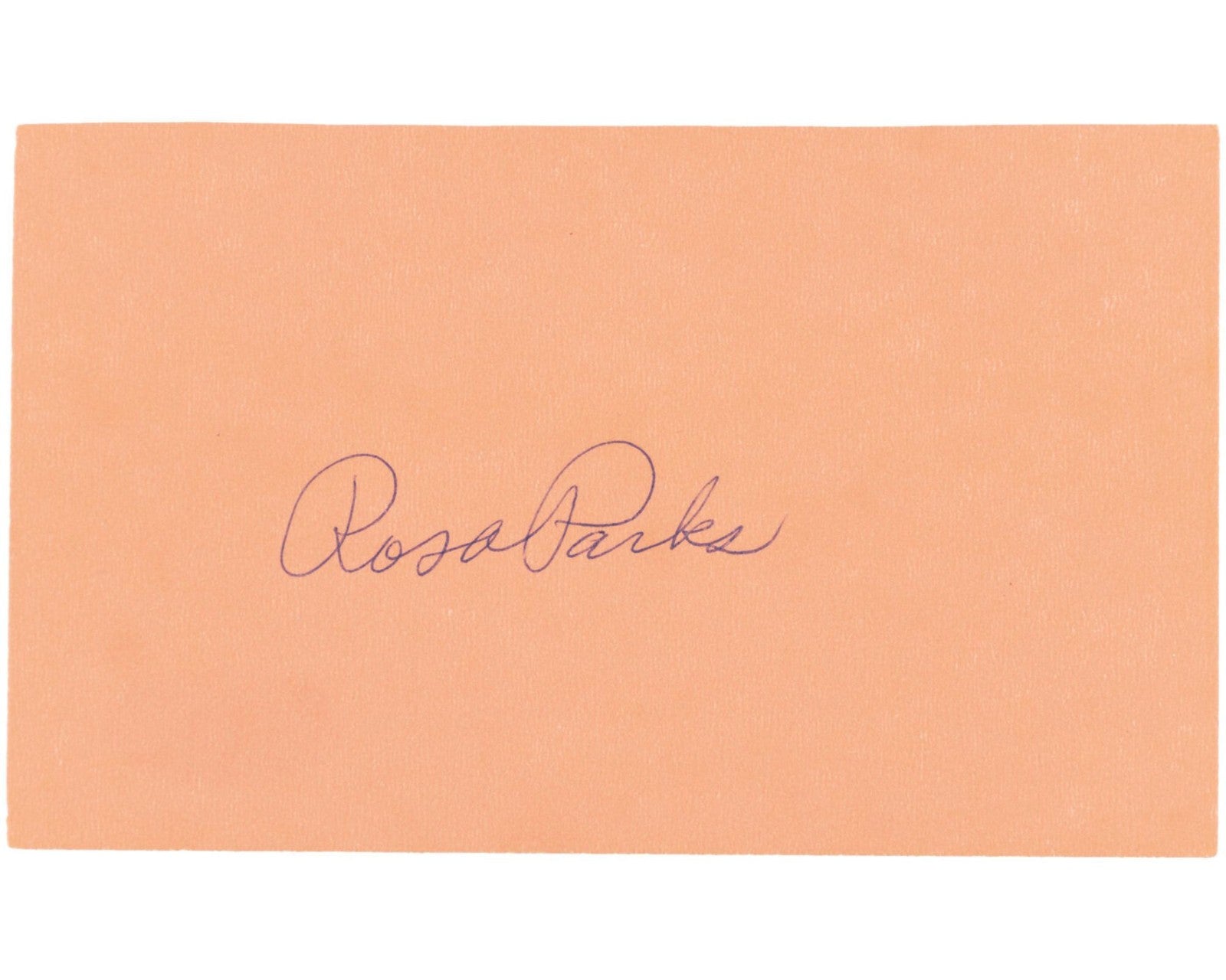 Civil Rights Icon Rosa Parks Signed Mugshot Matte Display! Bold Auto! JSA