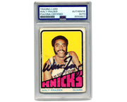 1972-73 Topps Walt Frazier Signed Card of Knicks Legend PSA/DNA