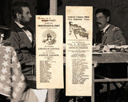 Abraham Lincoln & McClellan Ohio Soldiers Ballots for 1864 Pres. Election Ticket